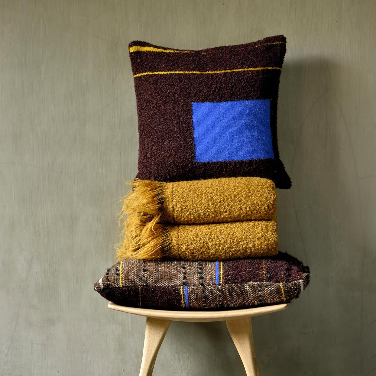 Dark Tulum Cushion - Lumbar