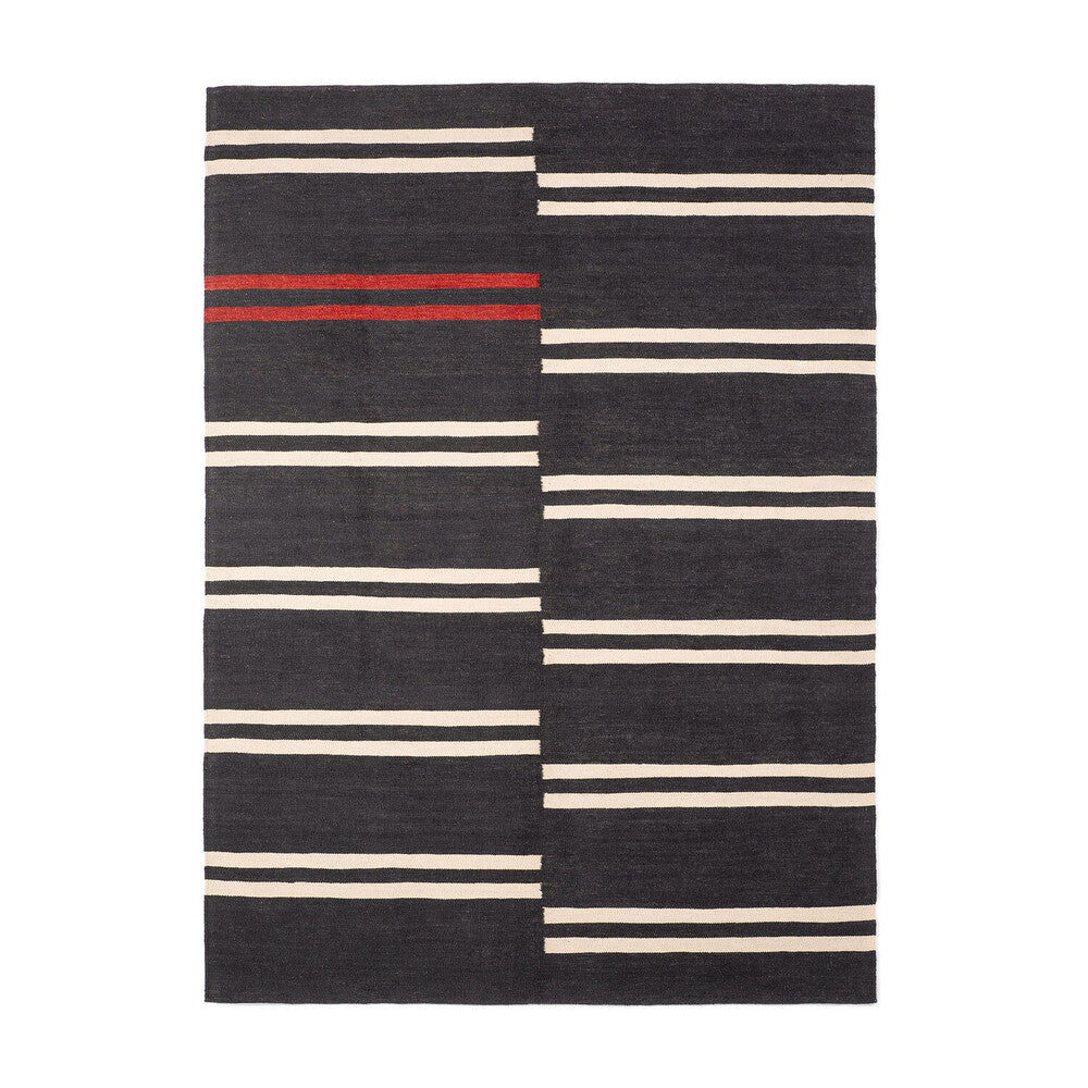 Black Mazandaran Kilim Rug