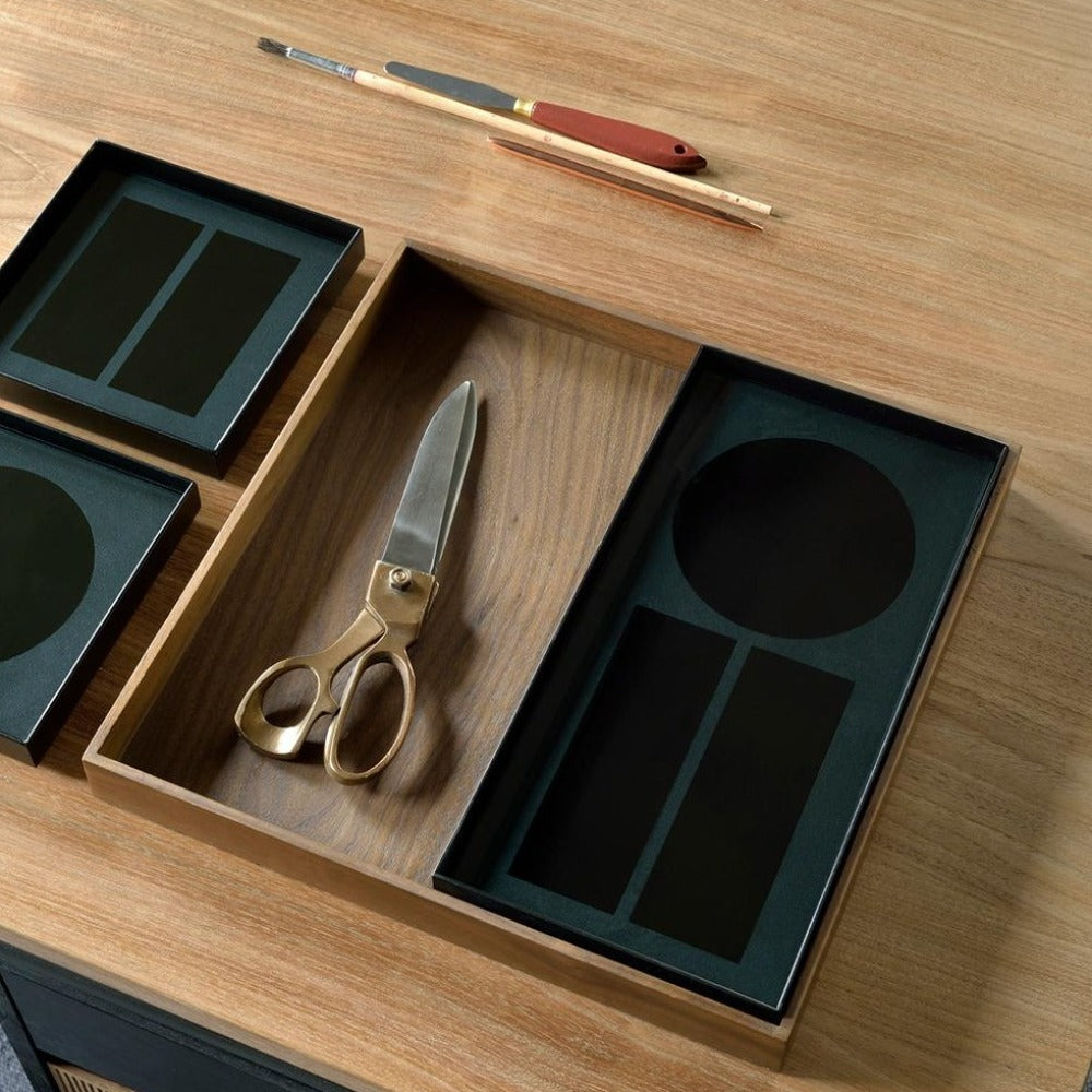 Luxurious Charcoal Desk Organizer