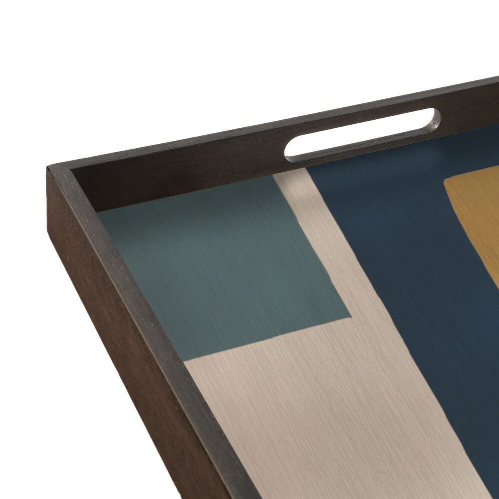 Geo Study Wooden Tray - Small