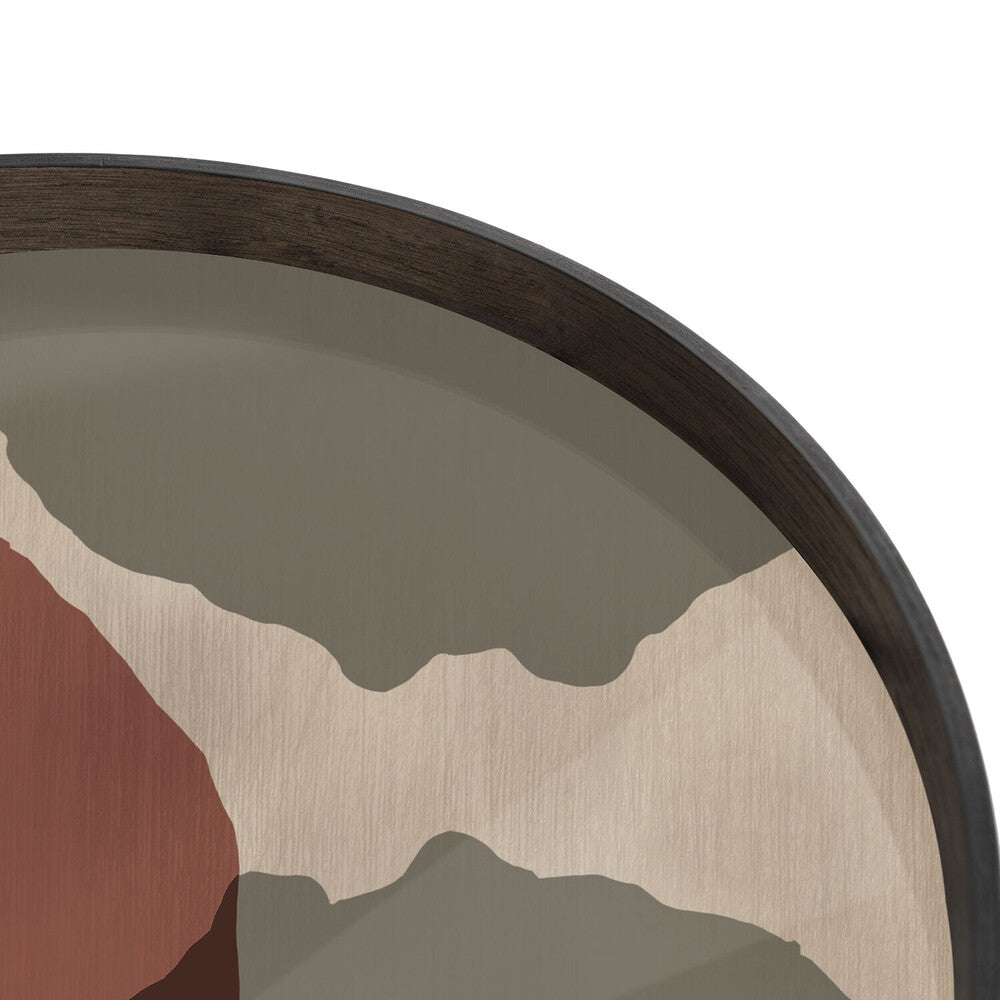 Overlapping Dots Glass Tray - Large