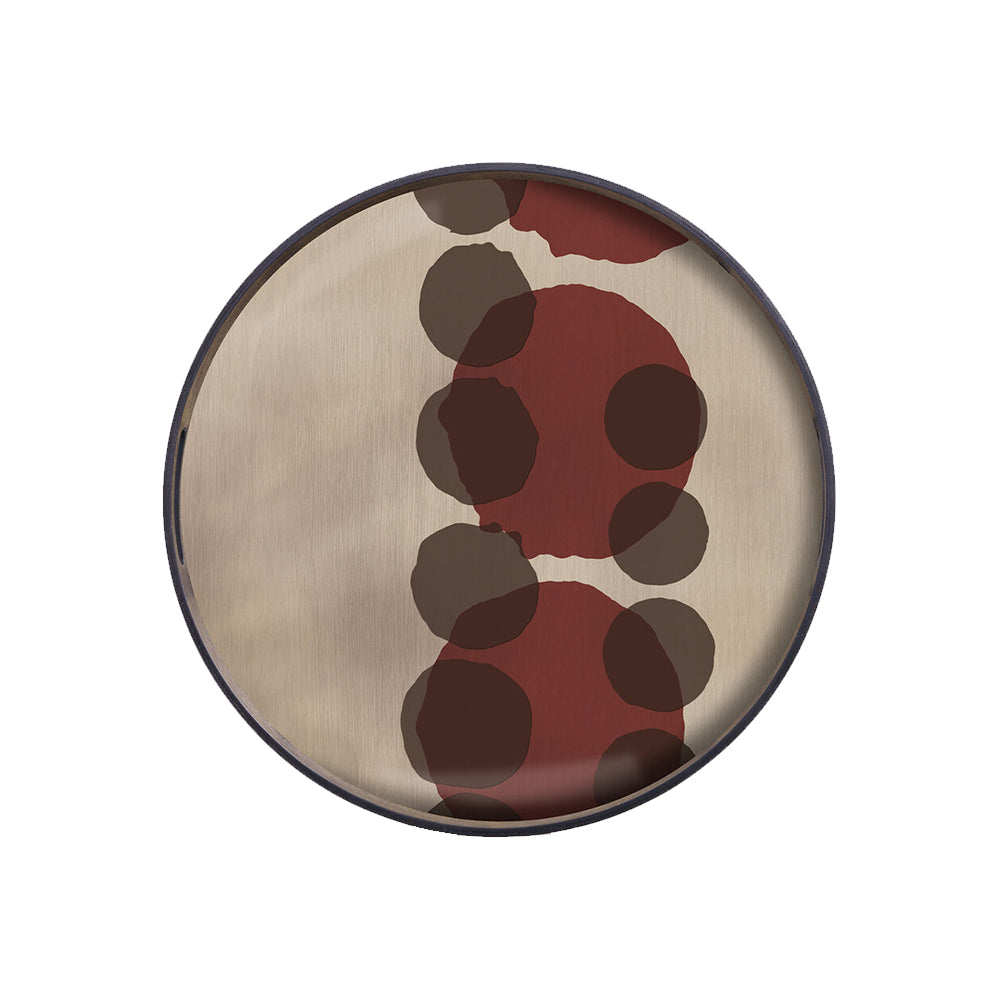 Pinot Layered Dots Glass Tray - Small