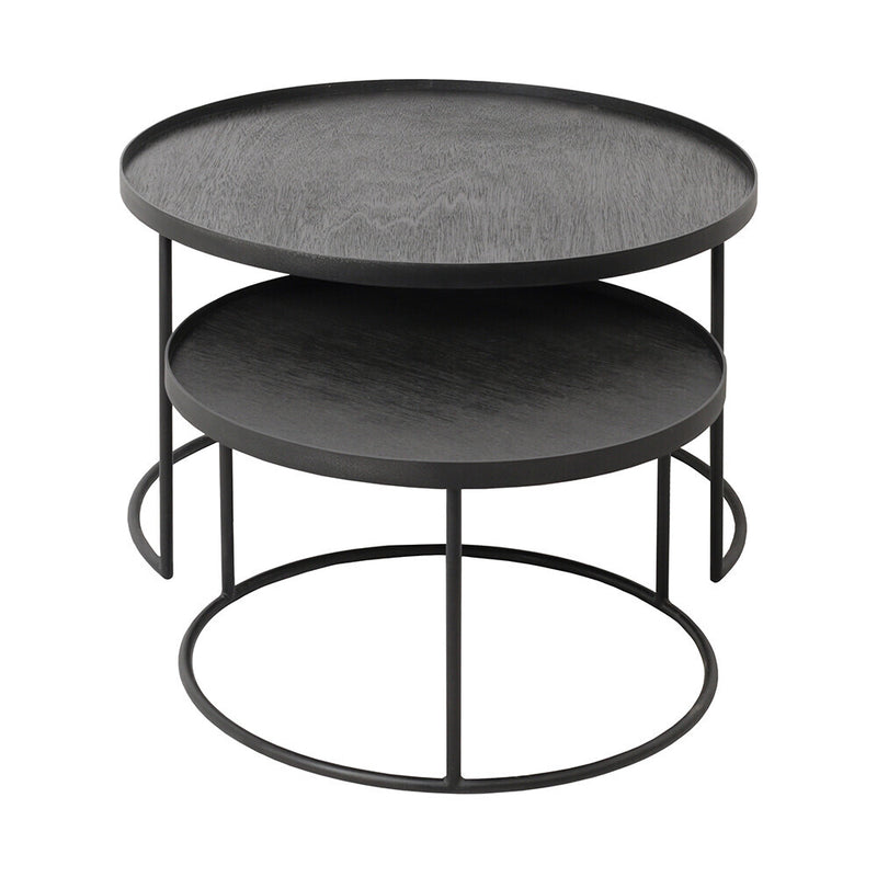 Round Tray Coffee Table Set S L Ethnicraft esotico