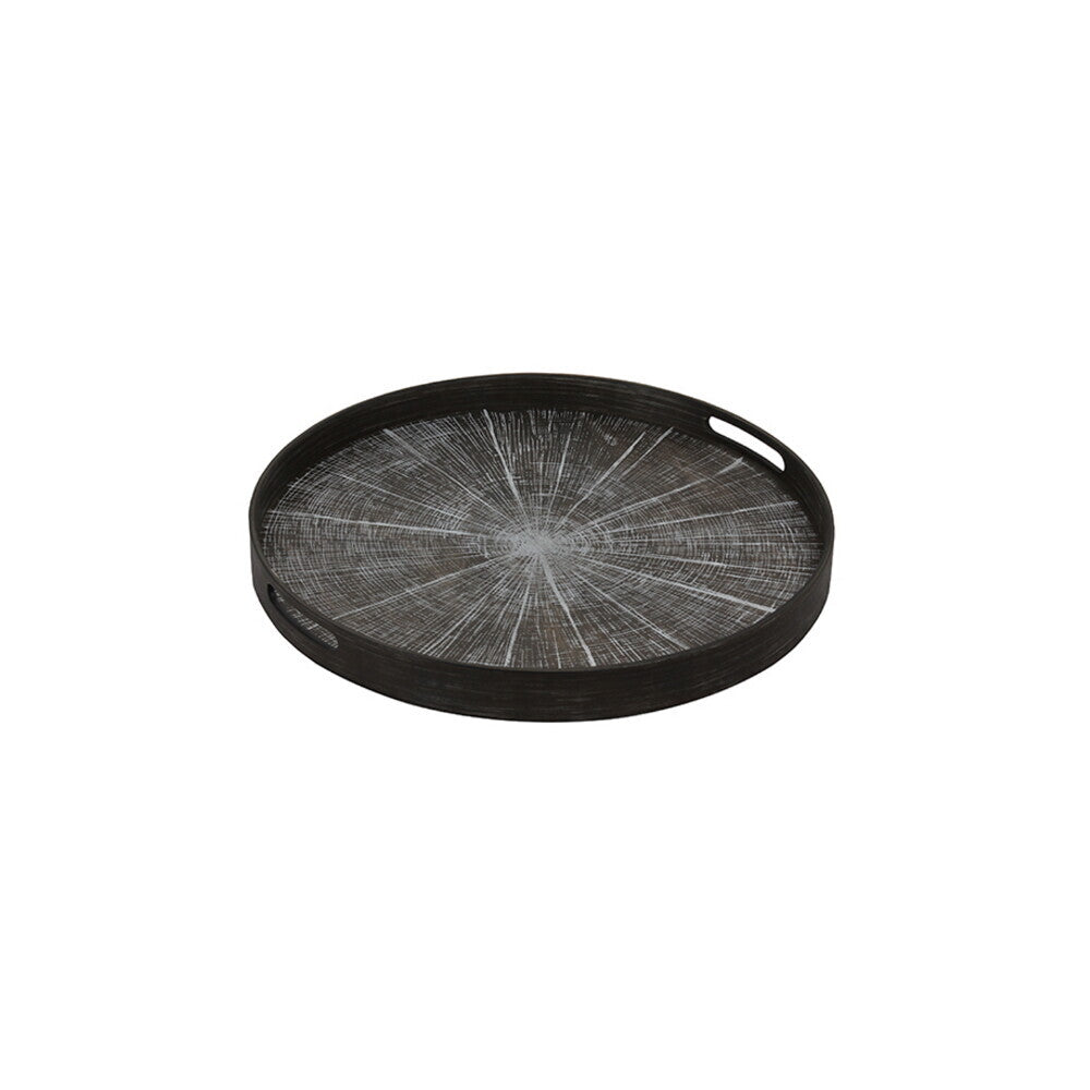 White Slice Wooden Tray - Small