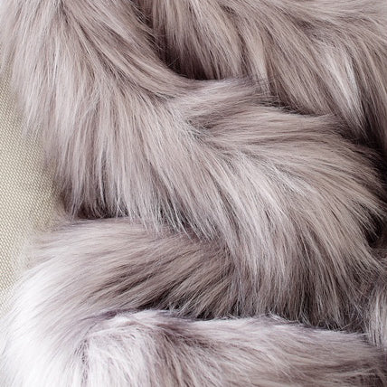 Faux Fur Throw - Himalaya Pearl