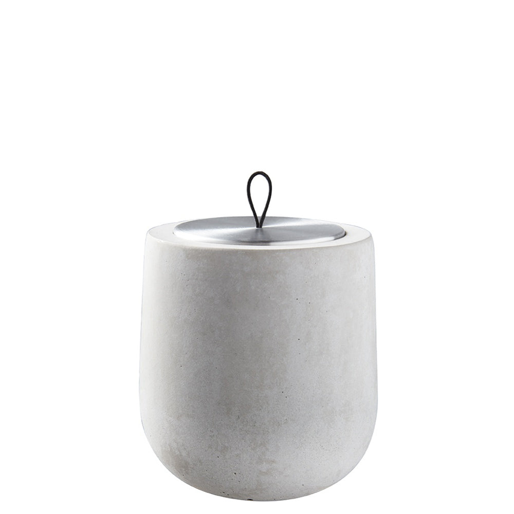 Light Grey Concrete Refillable Scented Candle