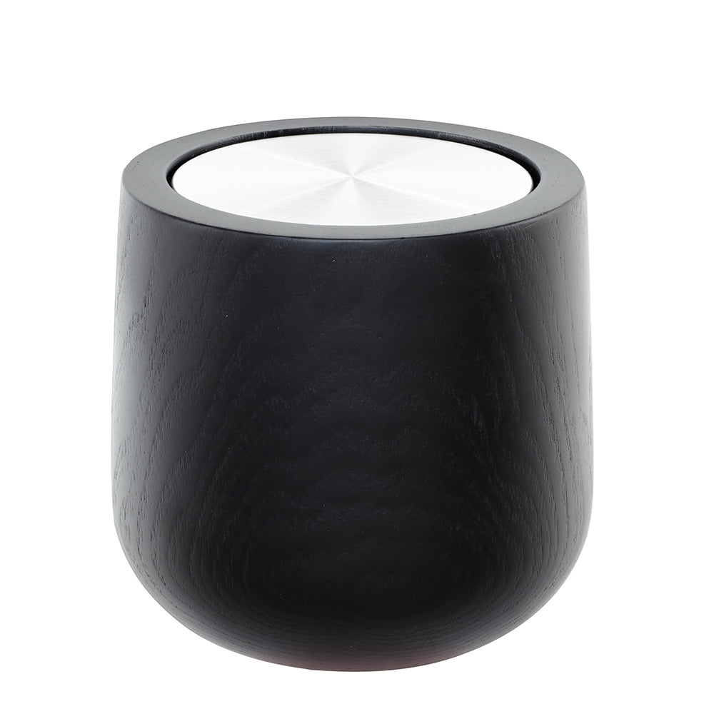 XL Black Wooden Refillable Scented Candle